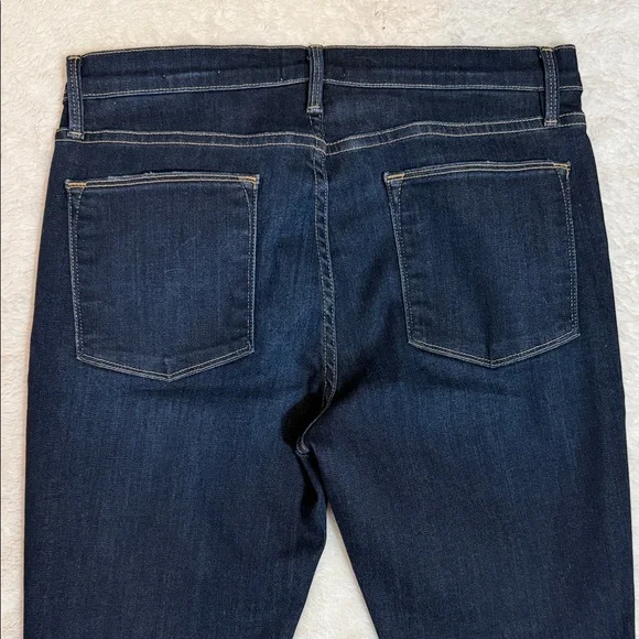 Frame Le High Skinny Jeans in Dark Blue Wash - Picture 7 of 8